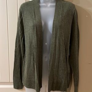NWT - Cardigan Olive M